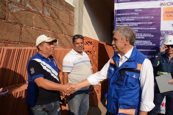 B2031 28/10/24 ARRANCA JOSÉ LUIS URIÓSTEGUI OBRA DE AGUA POTABLE EN EL POBLADO DE ACAPANTZINGO