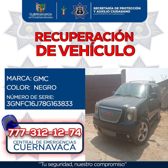 B237 13/05/25 SEPRAC continúa con cifras record en combate a la delincuencia y recuperación de vehículos
