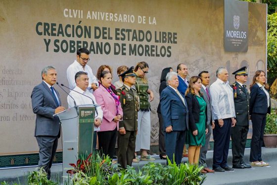 B1105 17/04/26 JOSÉ LUIS URIÓSTEGUI CONMEMORA EL CLVII ANIVERSARIO DE MORELOS CON LLAMADO A LA UNIDAD Y AL DESARROLLO