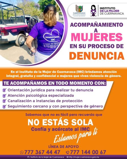 B1104 17/04/26 REFUERZA IMC ATENCIÓN JURÍDICA Y ACCIONES CONTRA LA VIOLENCIA DE GÉNERO EN CUERNAVACA