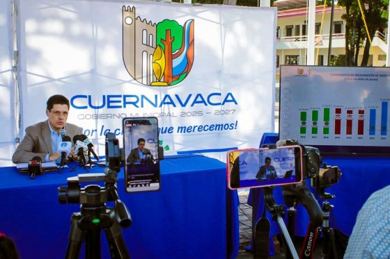 B1195 18/05/26 CUERNAVACA MANTIENE SANEAMIENTO HISTÓRICO DE SUS FINANZAS Y ELIMINA PASIVOS FISCALES HEREDADOS