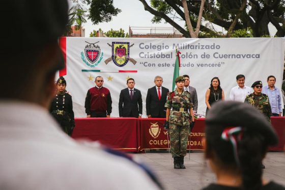 F239 11/05/2026 RECONOCE JOSÉ LUIS URIÓSTEGUI EL LEGADO EDUCATIVO DEL COLEGIO MILITARIZADO CRISTÓBAL COLÓN EN SU 81 ANIVERSARIO