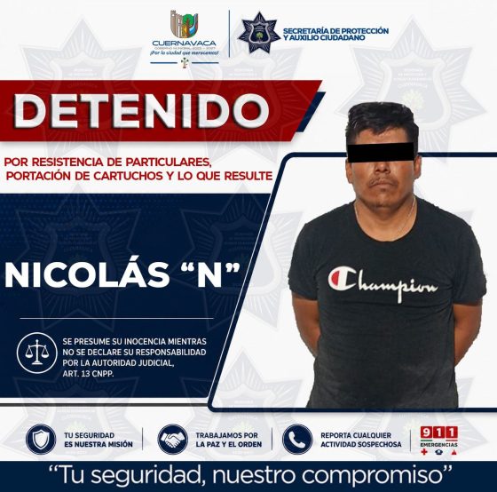 B1315 30/06/26 DETIENE SEPRAC A PRESUNTO IMPLICADO EN AGRESIÓN CON ARMA DE FUEGO Y ASEGURA VEHÍCULO CON REPORTE DE ROBO