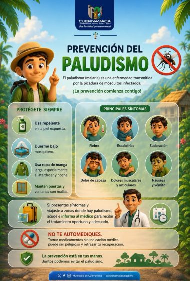 B1433 09/08/26 AYUNTAMIENTO DE CUERNAVACA Y SERVICIOS DE SALUD DE MORELOS FORTALECEN ACCIONES PARA PREVENIR EL PALUDISMO
