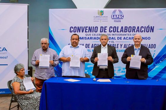 B1462 19/08/26 SAPAC Y COMISARIADO EJIDAL DE ACAPANTZINGO ACUERDAN ACCIONES PARA FACILITAR EL ACCESO AL AGUA POTABLE Y MEJORAR LA RED HIDRÁULICA