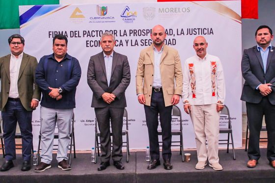 B1574 29/09/26 CUERNAVACA SE SUMA AL PACTO POR LA PROSPERIDAD, LA JUSTICIA ECONÓMICA Y LA SEGURIDAD DE CONCANACO-SERVYTUR