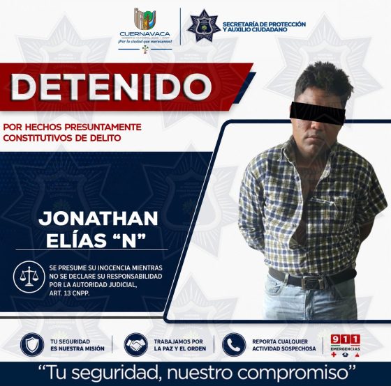 B1536 14/09/26 DETIENE SEPRAC A TRES HOMBRES PRESUNTAMENTE RELACIONADOS CON ROBO CON VIOLENCIA