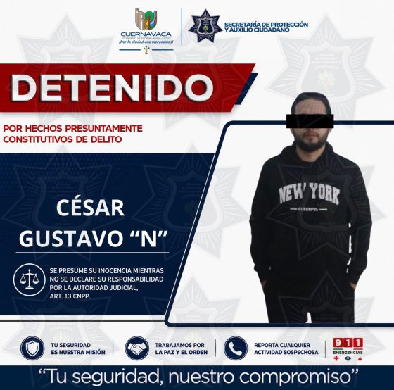 B1621 15/10/26 SEPRAC RECUPERA  VEHÍCULO CON REPORTE DE ROBO; HAY DETENIDO